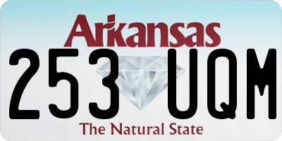 AR license plate 253UQM