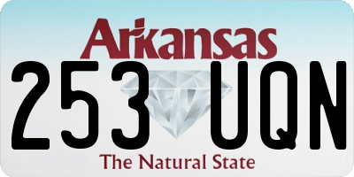 AR license plate 253UQN