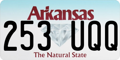 AR license plate 253UQQ