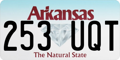 AR license plate 253UQT