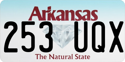 AR license plate 253UQX
