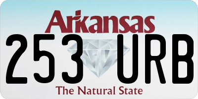 AR license plate 253URB