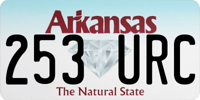 AR license plate 253URC
