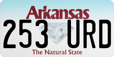 AR license plate 253URD
