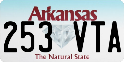 AR license plate 253VTA