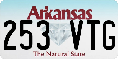 AR license plate 253VTG