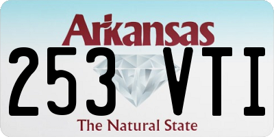 AR license plate 253VTI