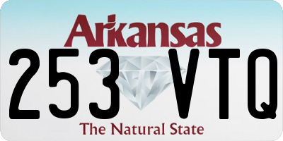 AR license plate 253VTQ