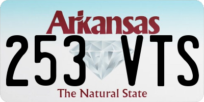 AR license plate 253VTS