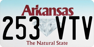 AR license plate 253VTV