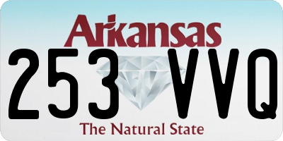 AR license plate 253VVQ