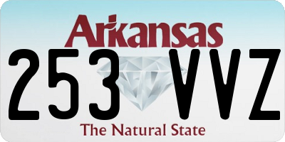 AR license plate 253VVZ