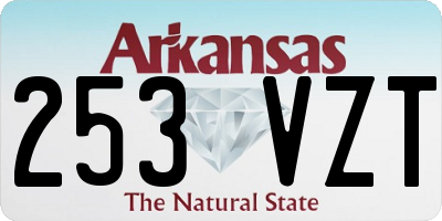 AR license plate 253VZT