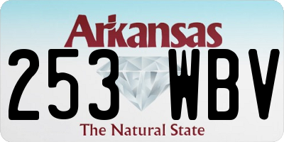 AR license plate 253WBV