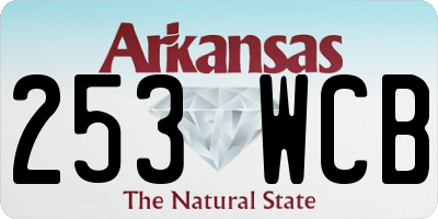 AR license plate 253WCB