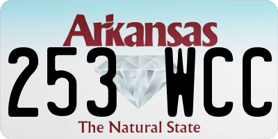 AR license plate 253WCC