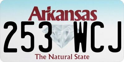 AR license plate 253WCJ