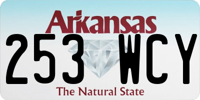 AR license plate 253WCY