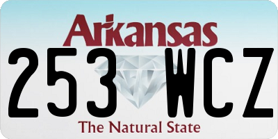 AR license plate 253WCZ