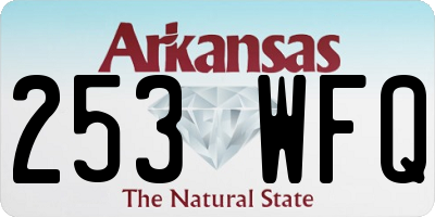 AR license plate 253WFQ