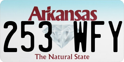 AR license plate 253WFY