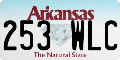 AR license plate 253WLC