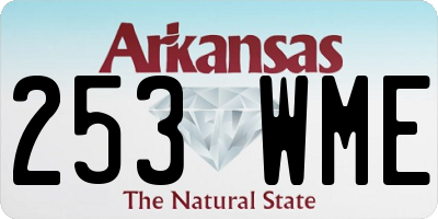 AR license plate 253WME