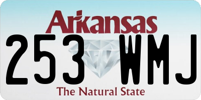 AR license plate 253WMJ