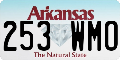 AR license plate 253WMO