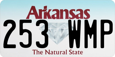 AR license plate 253WMP