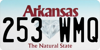 AR license plate 253WMQ
