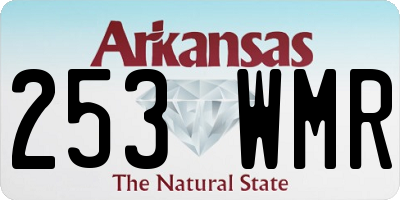 AR license plate 253WMR
