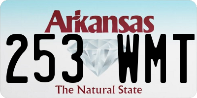 AR license plate 253WMT