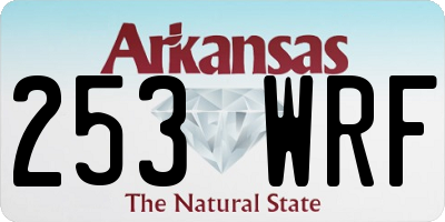AR license plate 253WRF