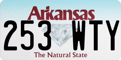 AR license plate 253WTY