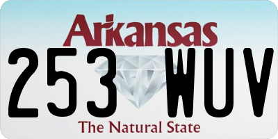 AR license plate 253WUV