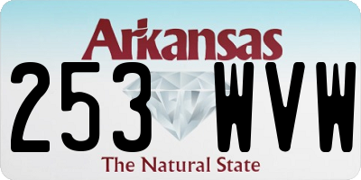 AR license plate 253WVW