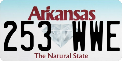 AR license plate 253WWE