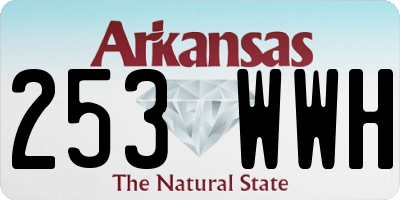 AR license plate 253WWH