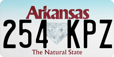 AR license plate 254KPZ