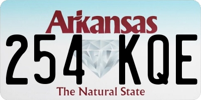 AR license plate 254KQE