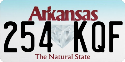 AR license plate 254KQF
