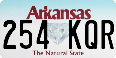 AR license plate 254KQR