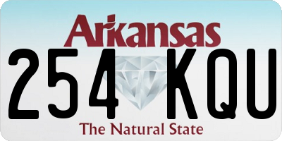 AR license plate 254KQU