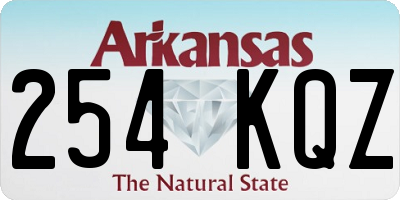 AR license plate 254KQZ