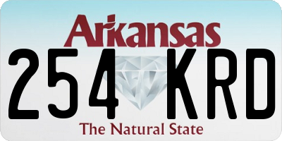 AR license plate 254KRD