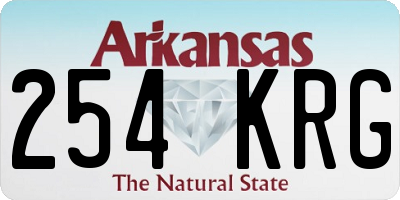 AR license plate 254KRG