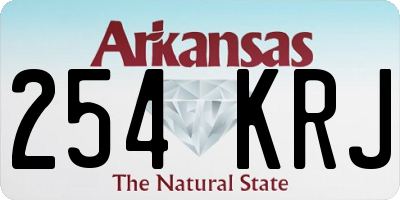 AR license plate 254KRJ