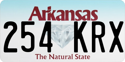 AR license plate 254KRX