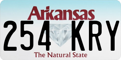 AR license plate 254KRY